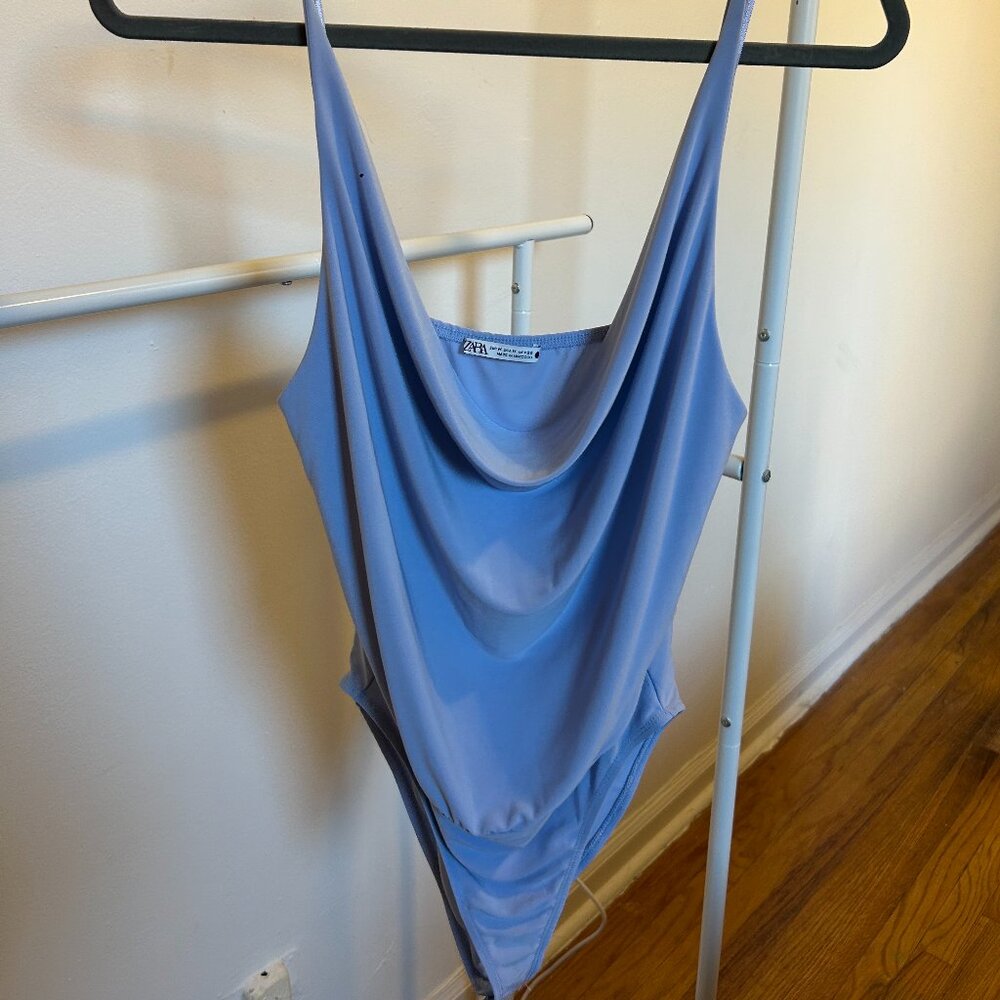 Zara Sexy Periwinkle Bodysuit